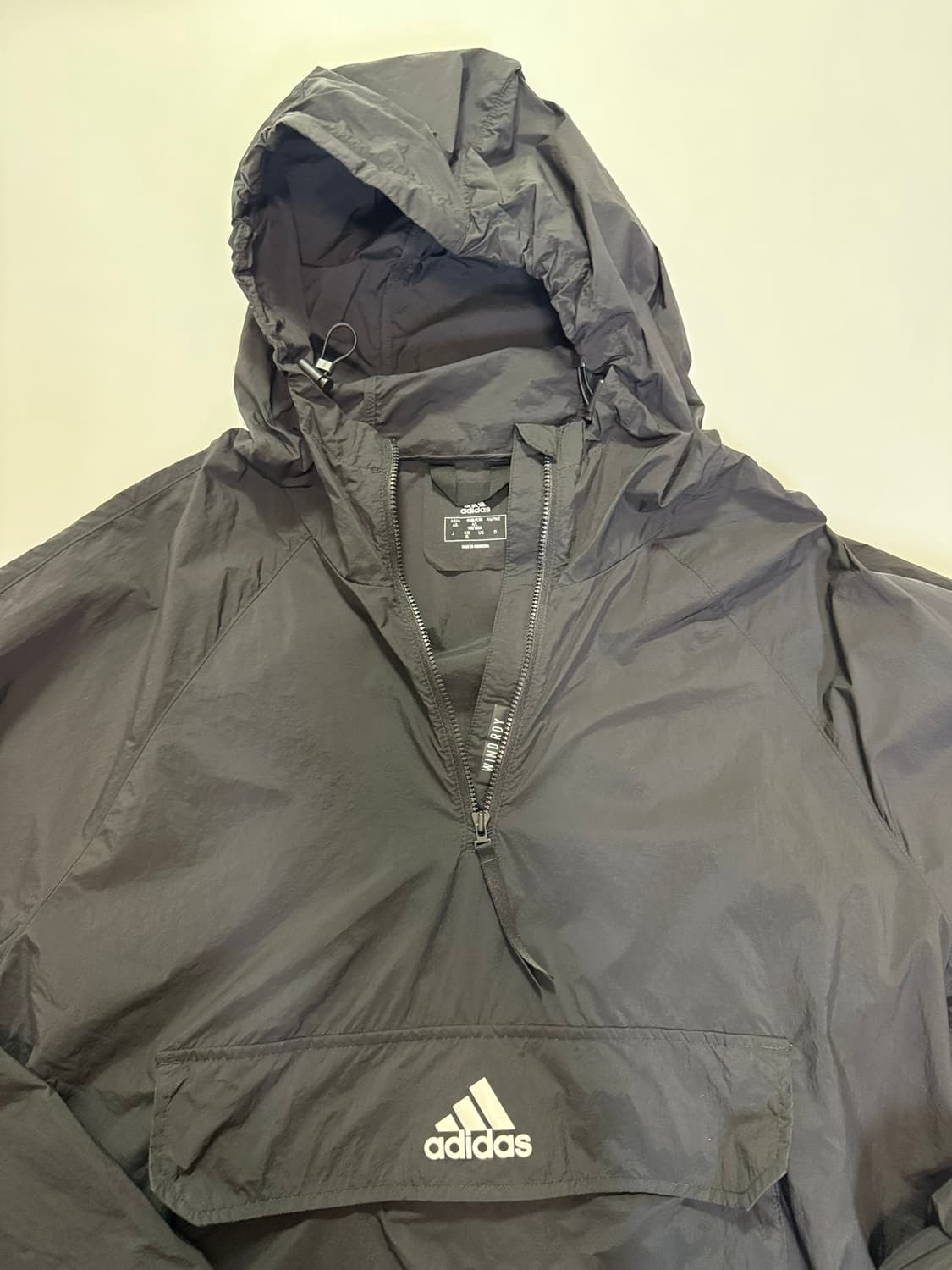 아디다스 나일론 반집업 후드(XL 사이즈) 상품이미지5