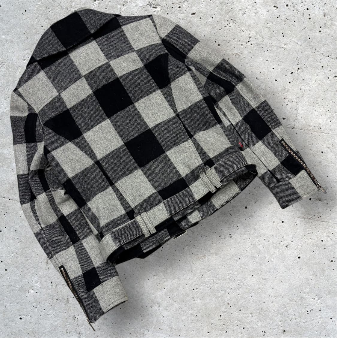 [L] 리바이스 우먼 체크 라이더 벨티드 자켓 C385 상품이미지2