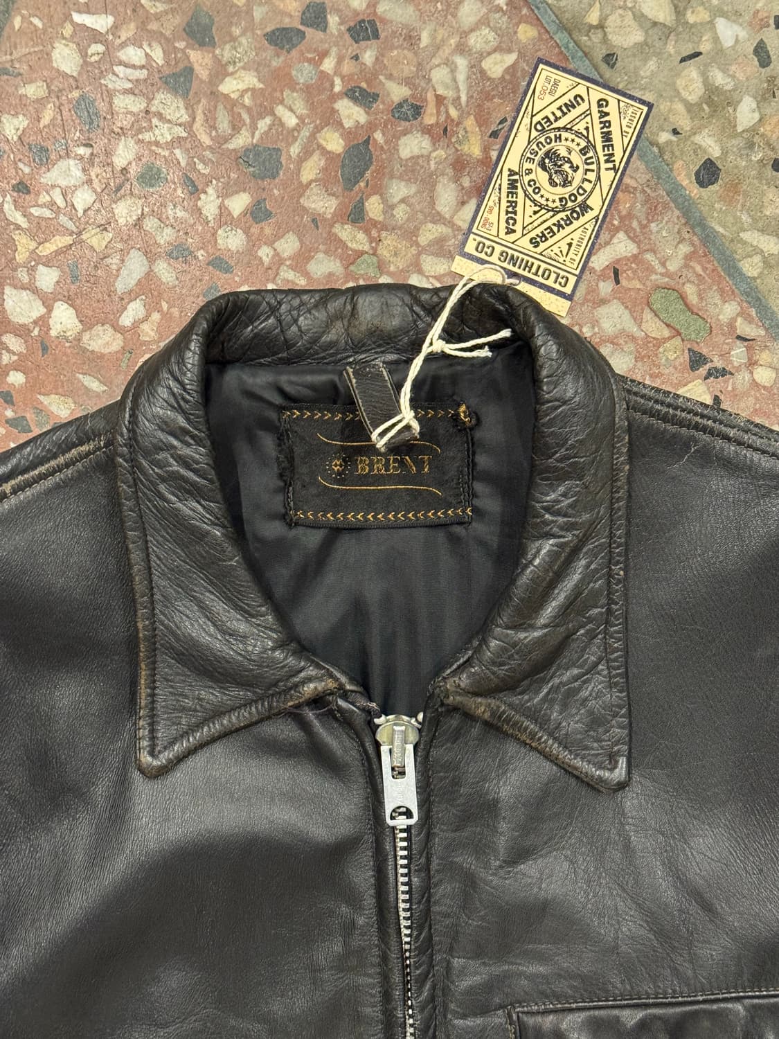 Brent 60s CafeRacer Leather Jacket (42) 상품이미지5