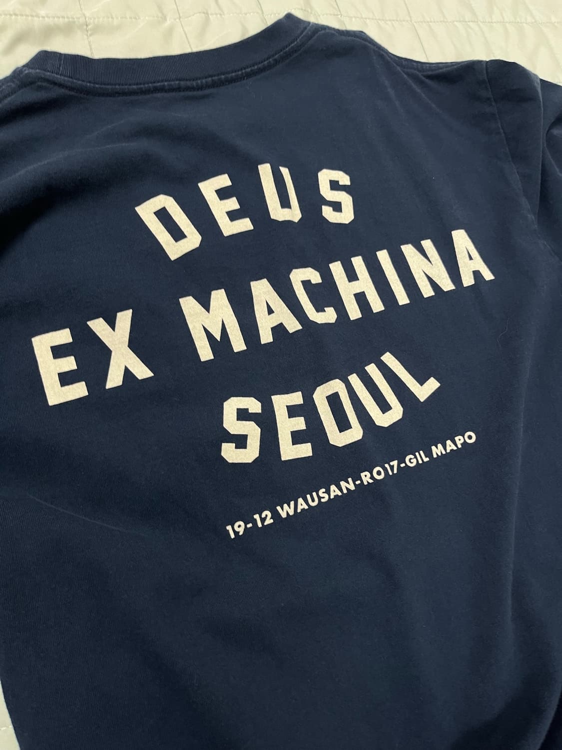 데우스 엑스 마키나 서울 네이비 롱슬리브 L 팝니다 상품이미지2