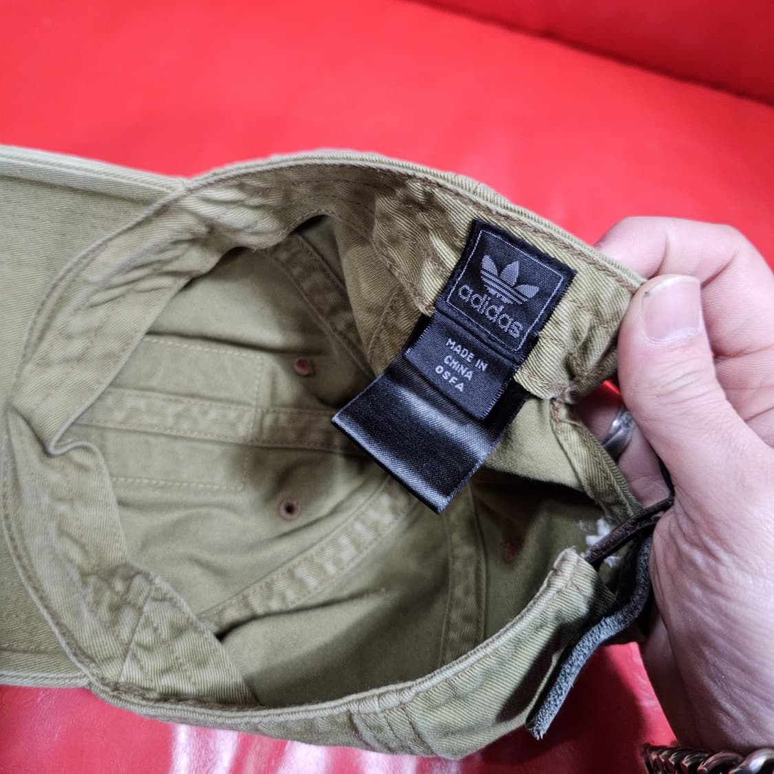 아디다스 오리지널 90's 빈티지 빅로고 패치드 볼캡 상품이미지5