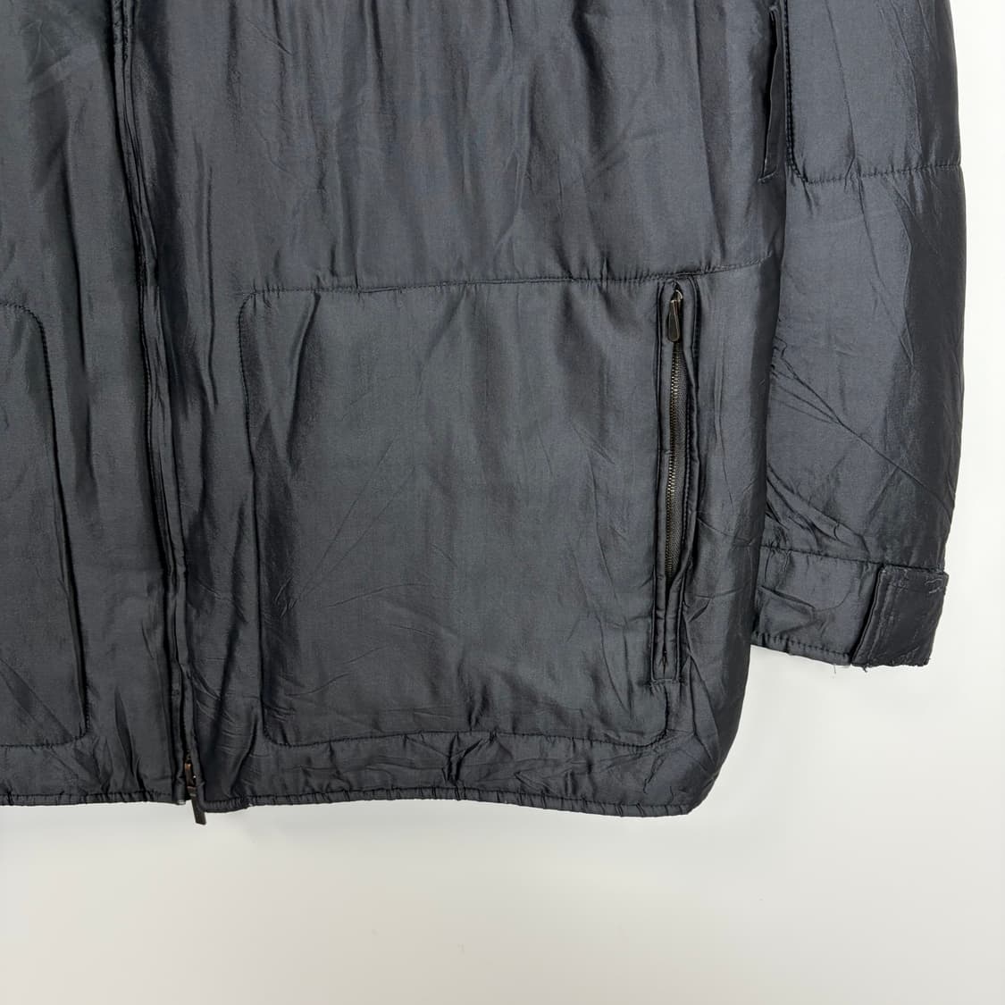 Jil sander 질샌더 패턴 실크 패딩 자켓 상품이미지5