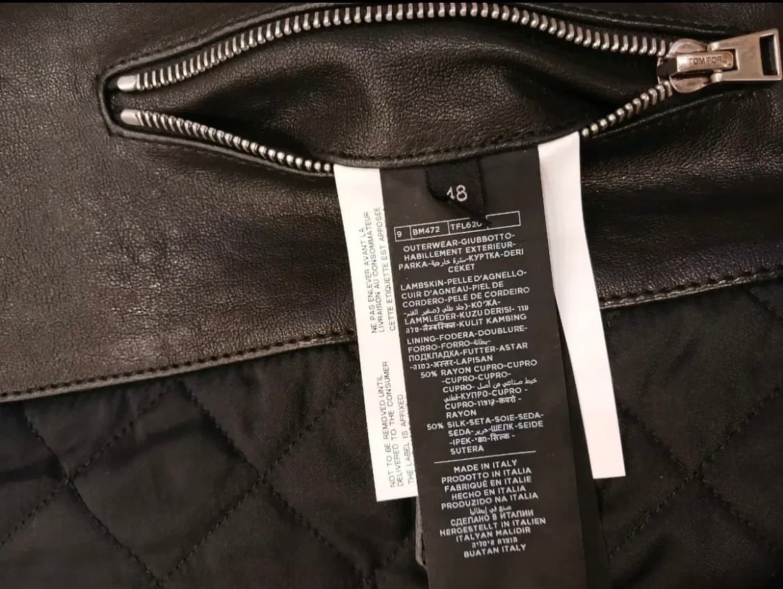 TOM FORD CAFE RACER LEATHER JACKET 상품이미지10