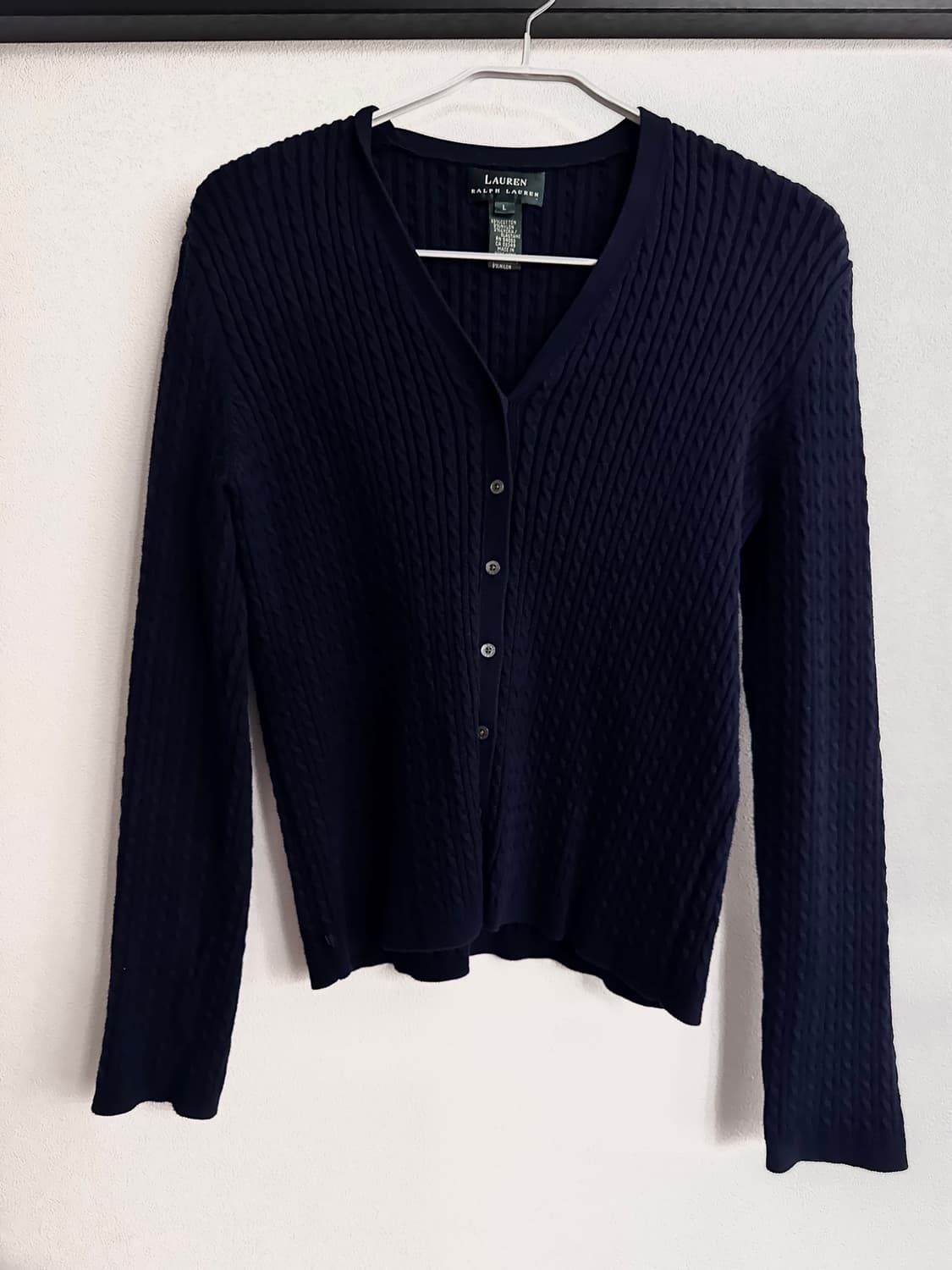 로렌 랄프로렌 꽈배기 가디건 상품이미지1