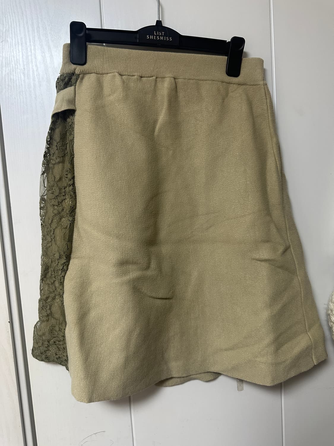 빈티지 니트 레이스 스커트 상품이미지2