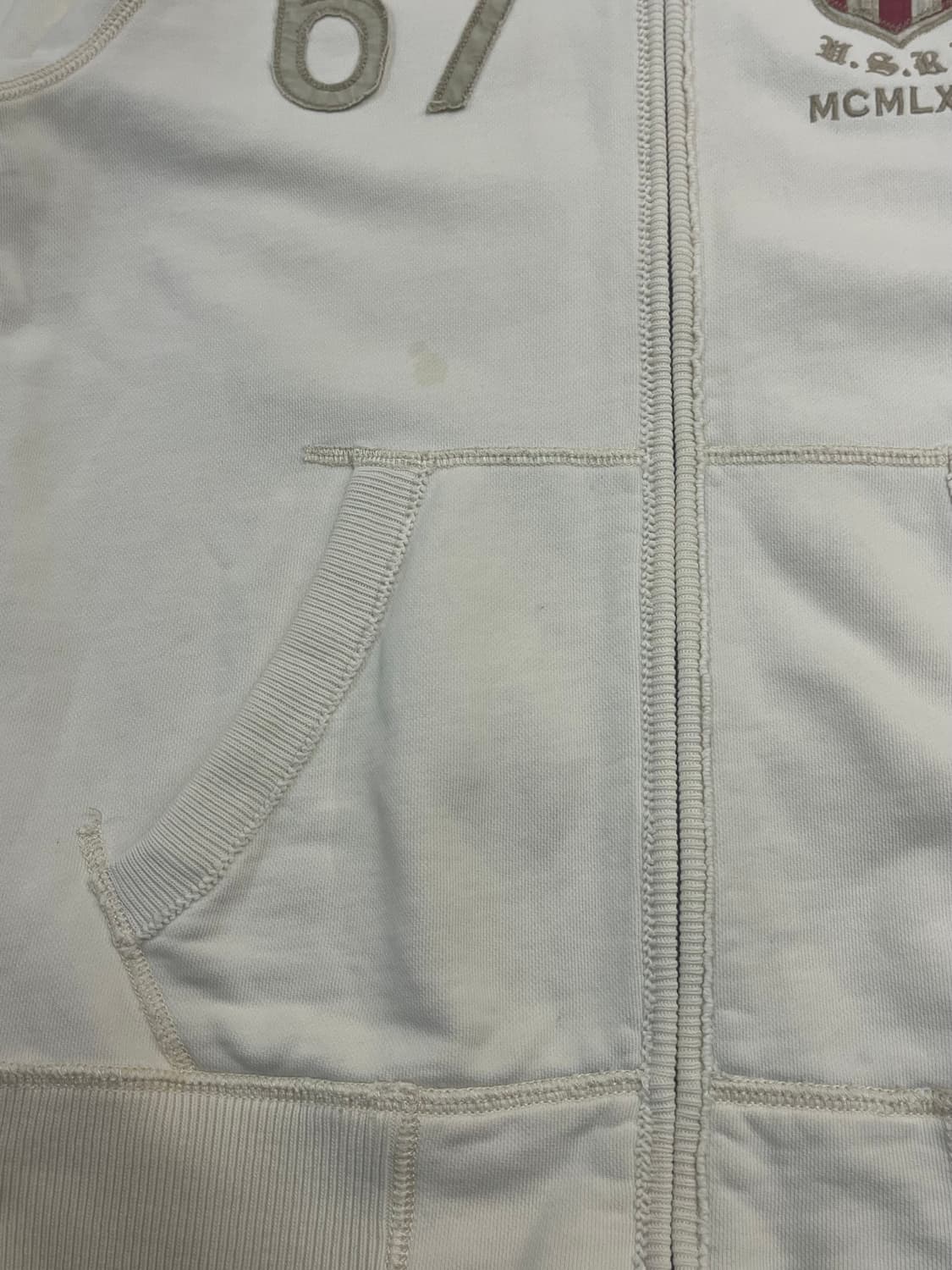 폴로진스 와펜 져지 아이보리 S #csz2180 상품이미지7