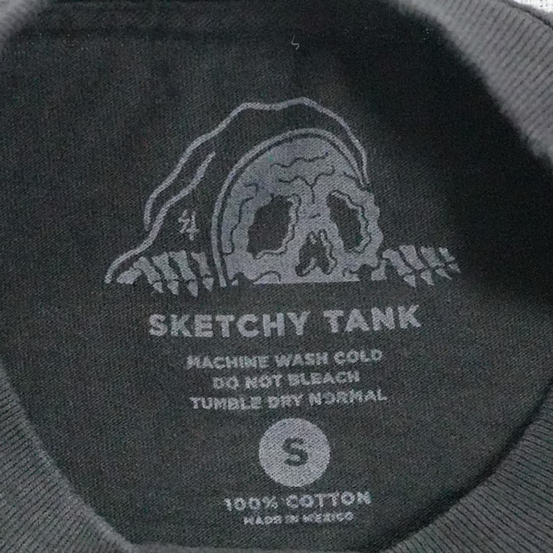 2009년 빈티지 Sketchy Tank Born to Lose 티셔츠 상품이미지4