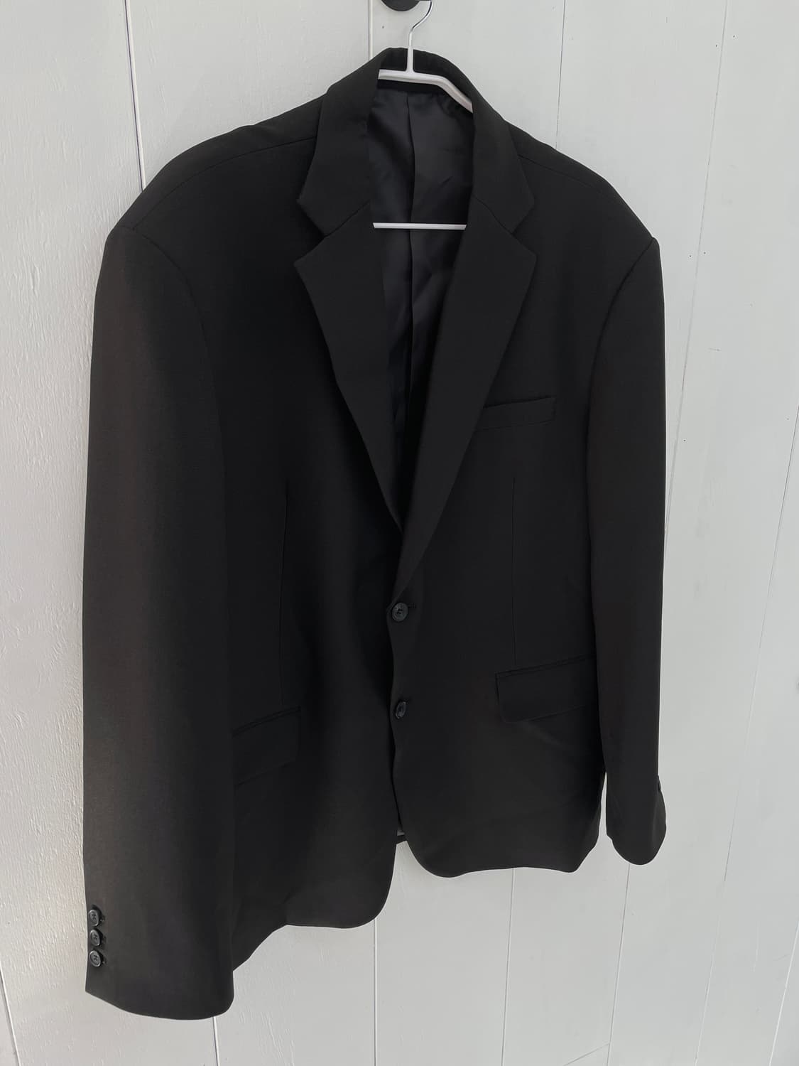 DONOTTAG 오버사이즈 로고 탭 자켓 블랙 상품이미지4