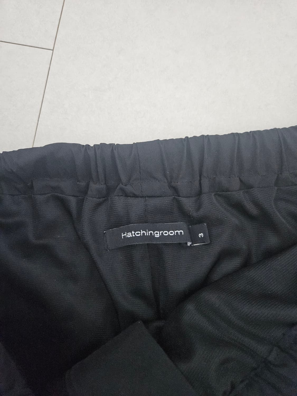 해칭룸 스노우 오버팬츠 블랙 3사이즈 상품이미지2