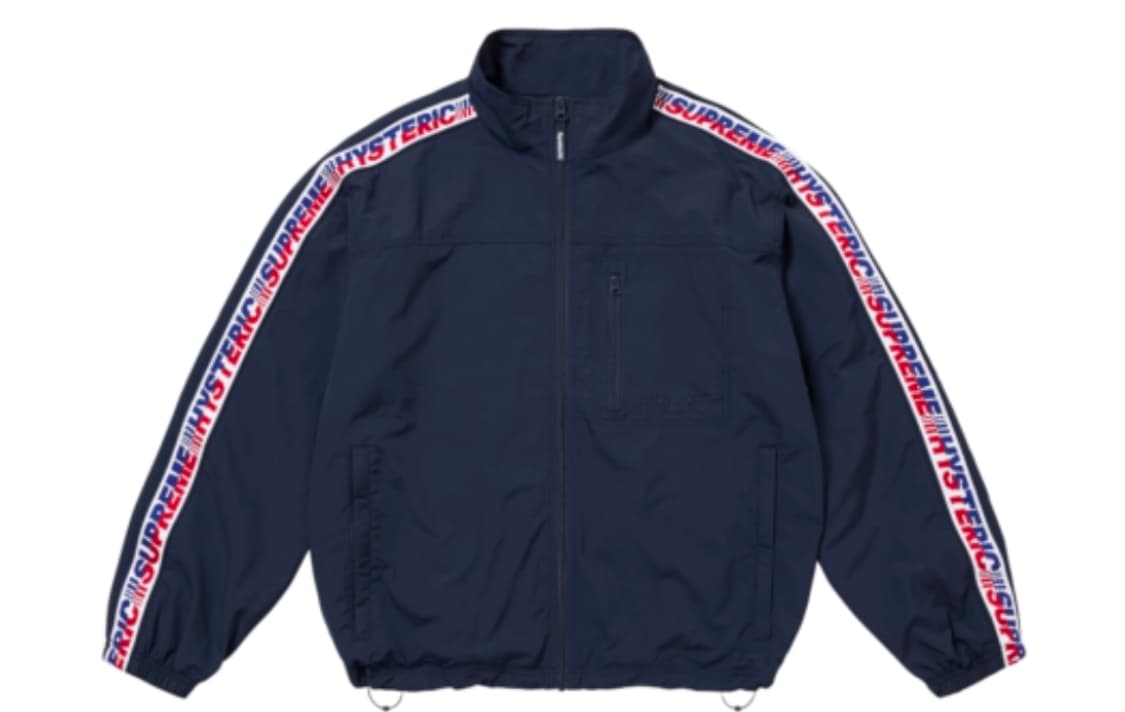 슈프림 x 히스테릭글래머 트랙 자켓 네이비24FW L사이즈 팝니다 상품이미지1