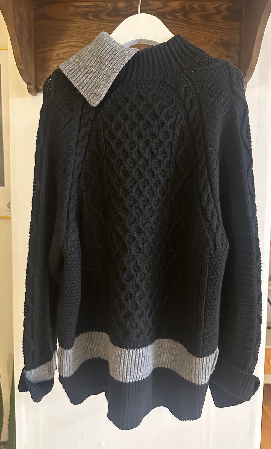 메종 미하라야스히로 케이블 니트 (F) 상품이미지5