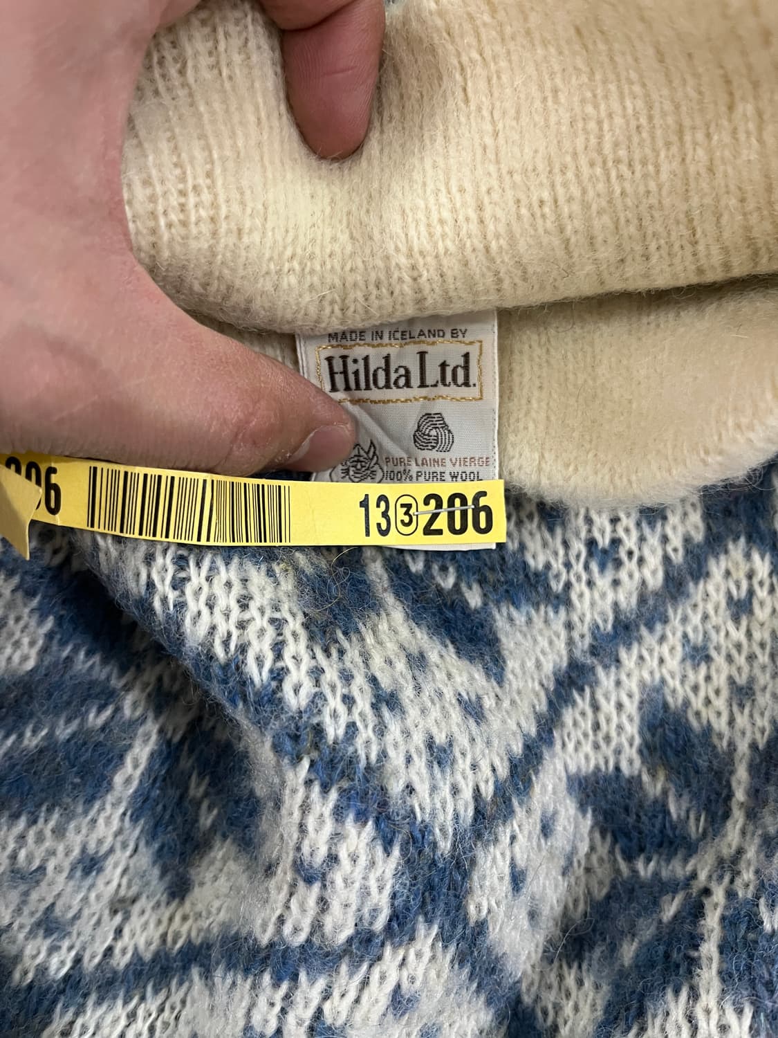 빈티지 아이슬란드 노르딕 니트 스웨터 상품이미지7