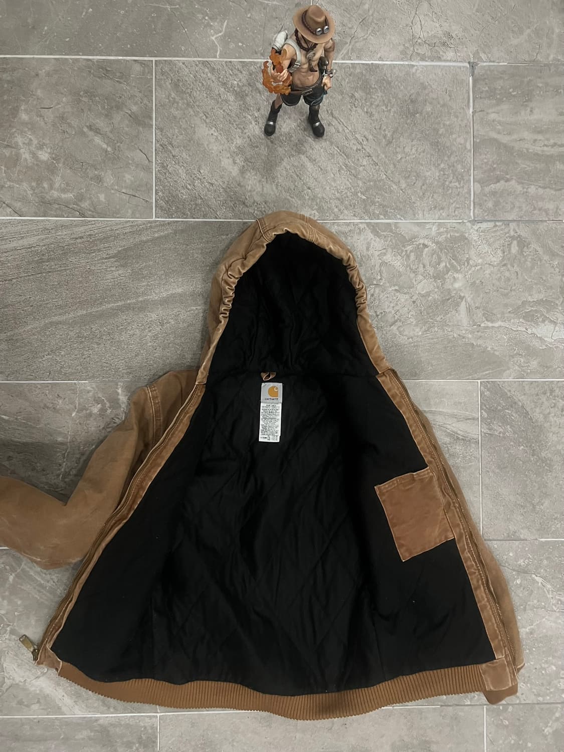 (XL) 칼하트 후드 덕 액티브 보이즈 자켓 YYJ130 BRN 브라운 상품이미지3