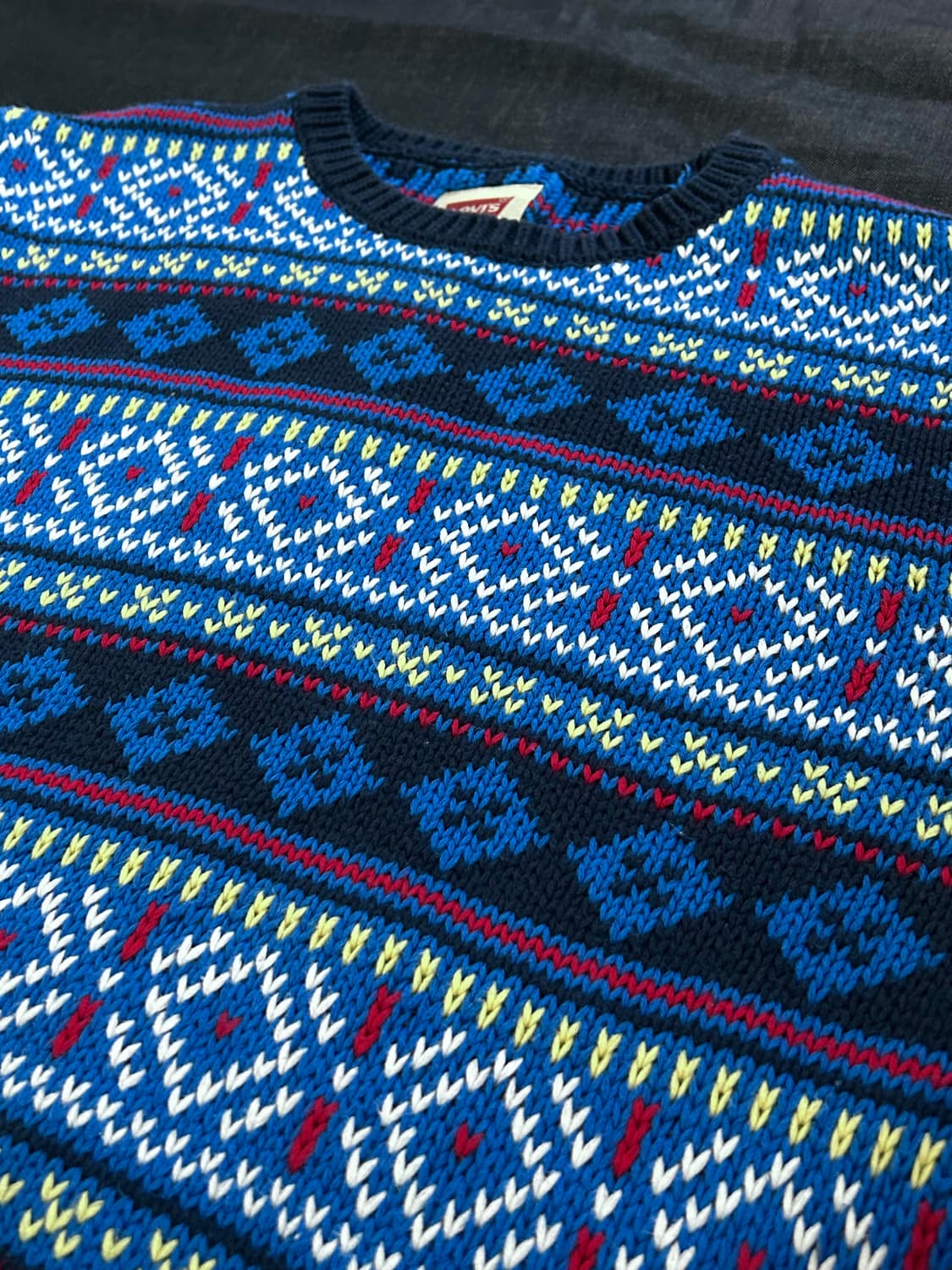 2013 리바이스 페어아일 패턴 코튼 니트 상품이미지3