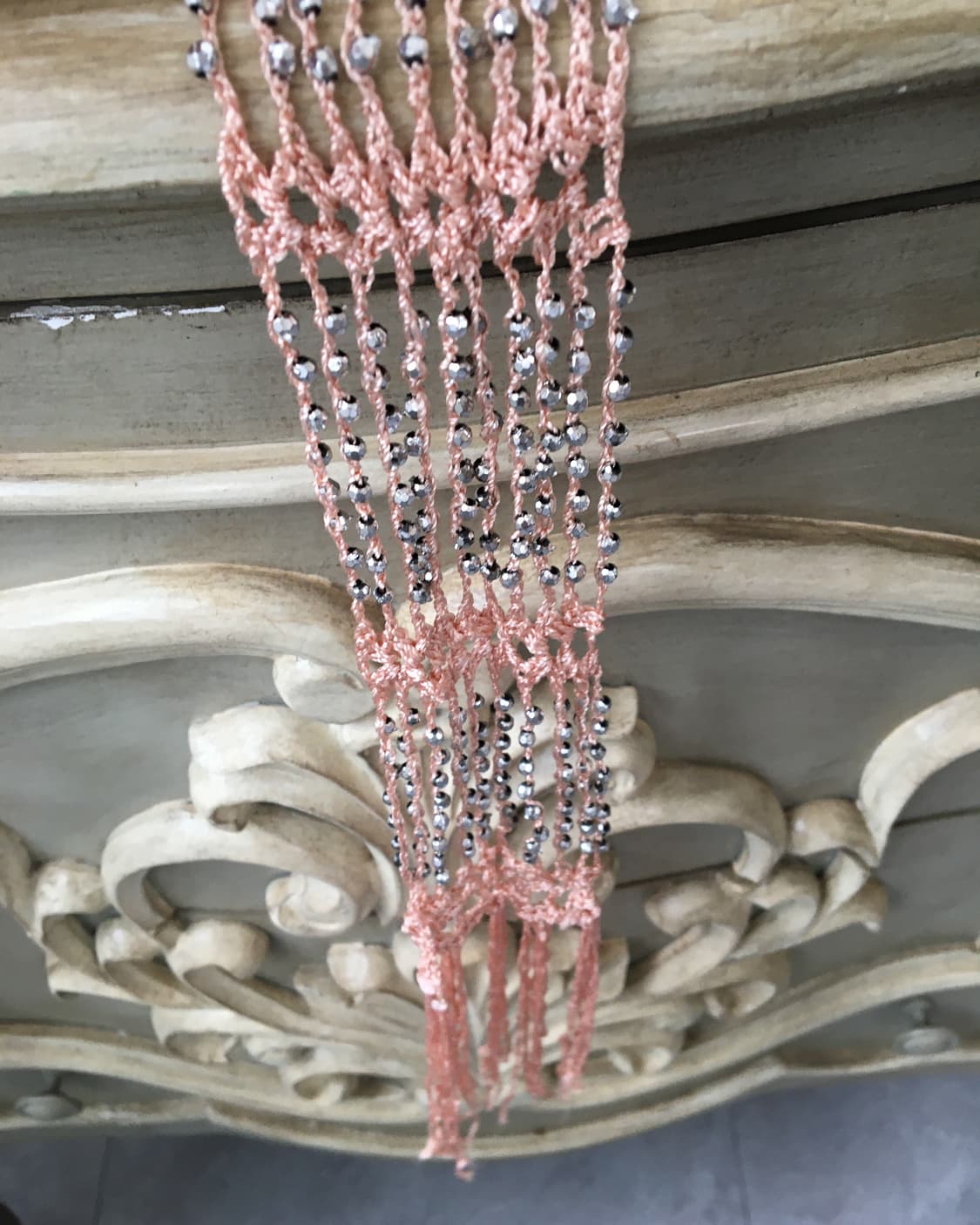 beads trimming net scarf 상품이미지3
