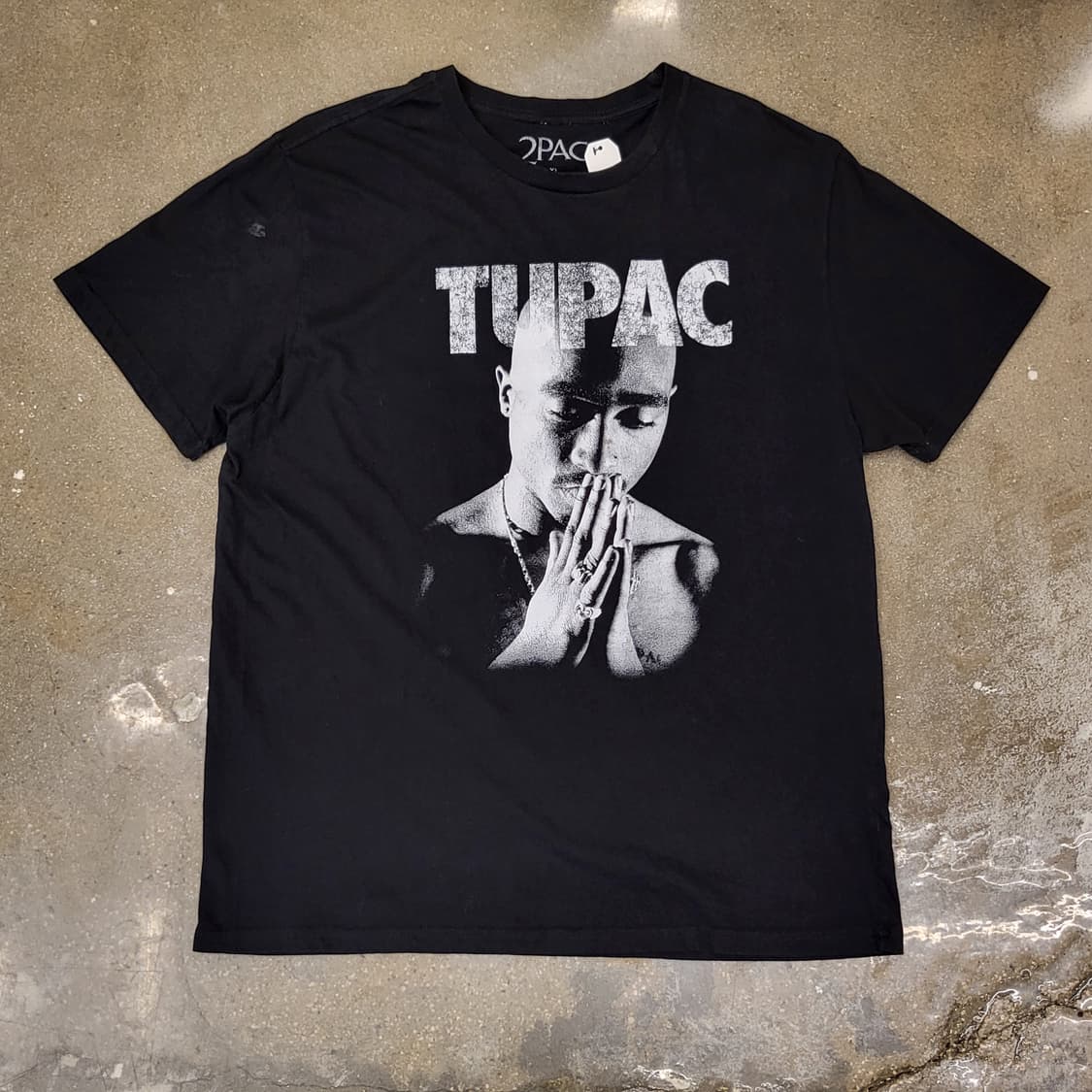 2PAC 투팍 반팔티 블랙 상품이미지1