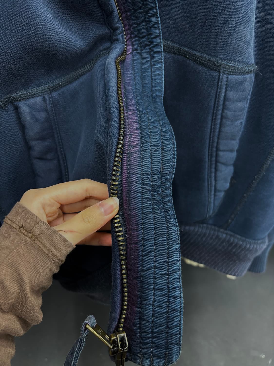 아베크롬비 울프죠 네이비 집업 자켓 상품이미지6