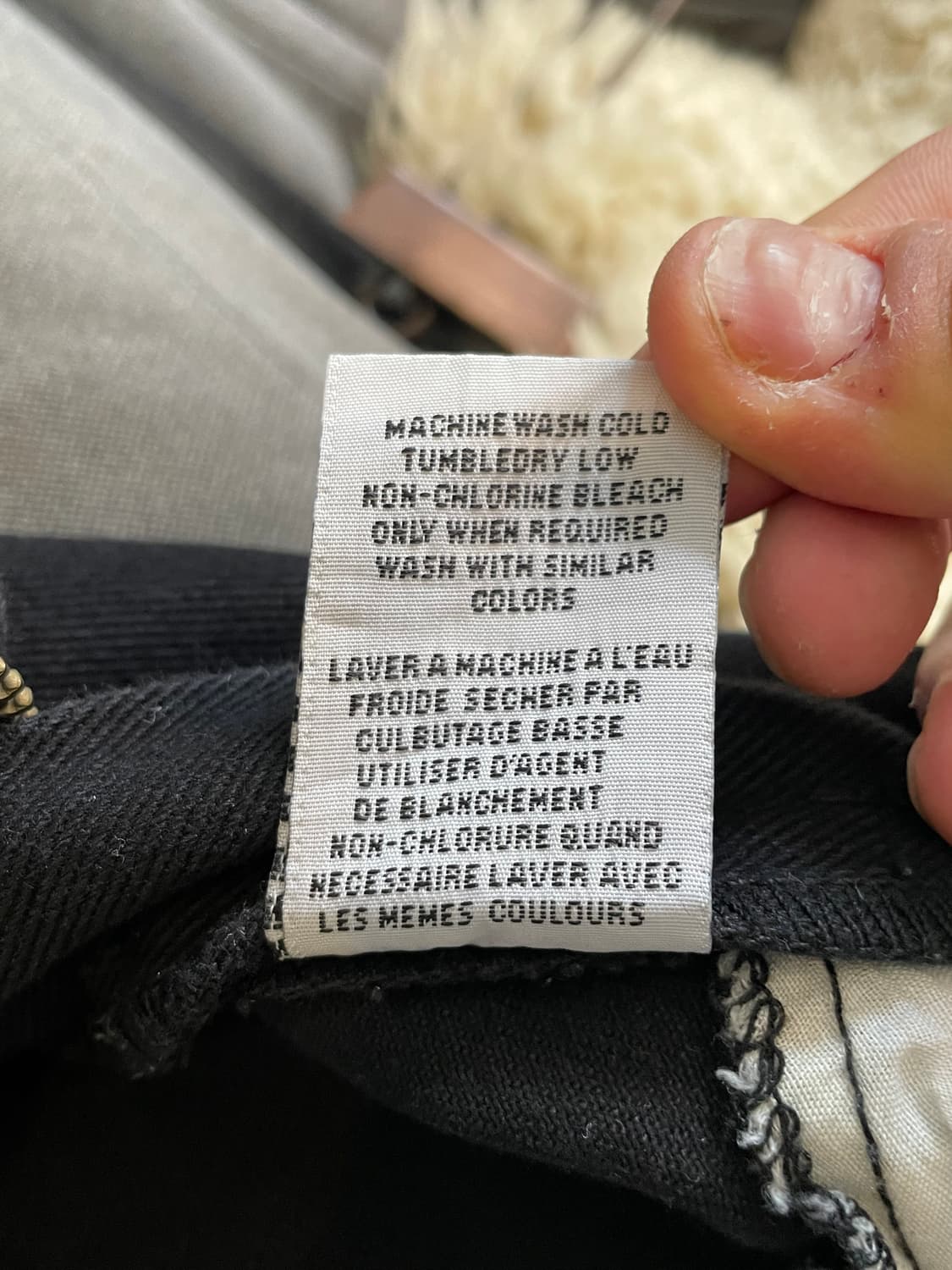 (polo Jeans Co.)폴로 진스 코 루즈 핏 블랙 데님 팬츠바지 상품이미지2