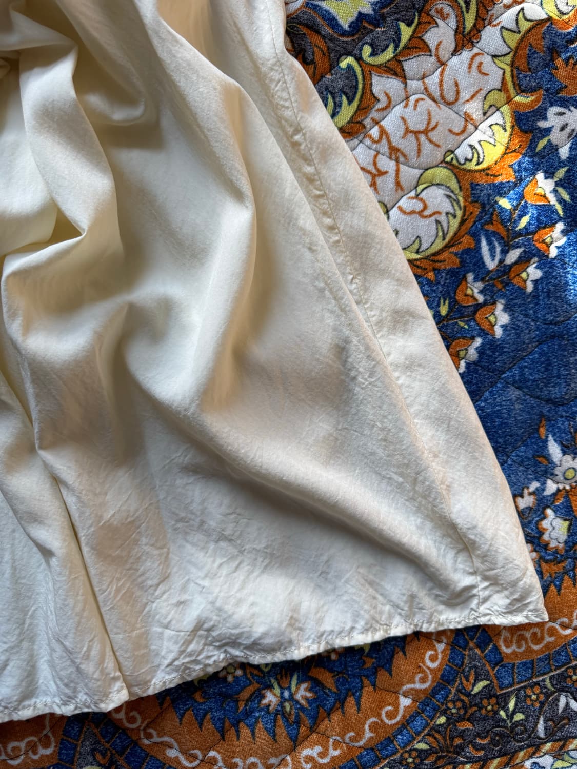 빈티지 크림 에크루 레이스 핀턱 디테일 원피스 상품이미지3