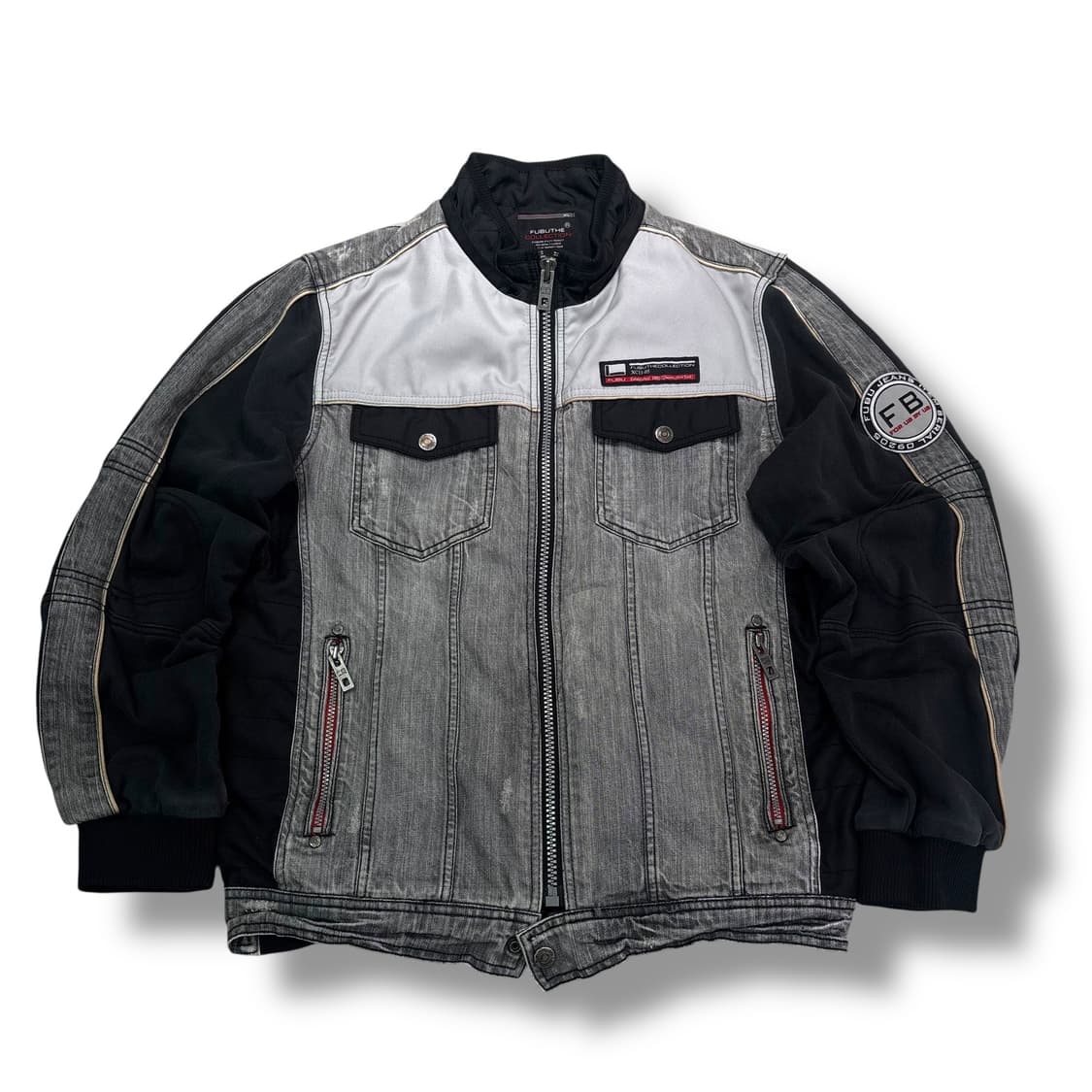 100 FUBU 후부 레이싱 데님 자켓 상품이미지1