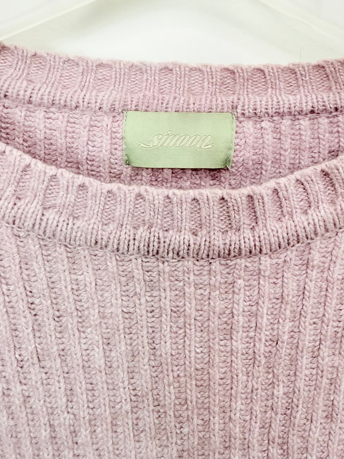 시눈 퍼프 울 반팔니트 상품이미지6