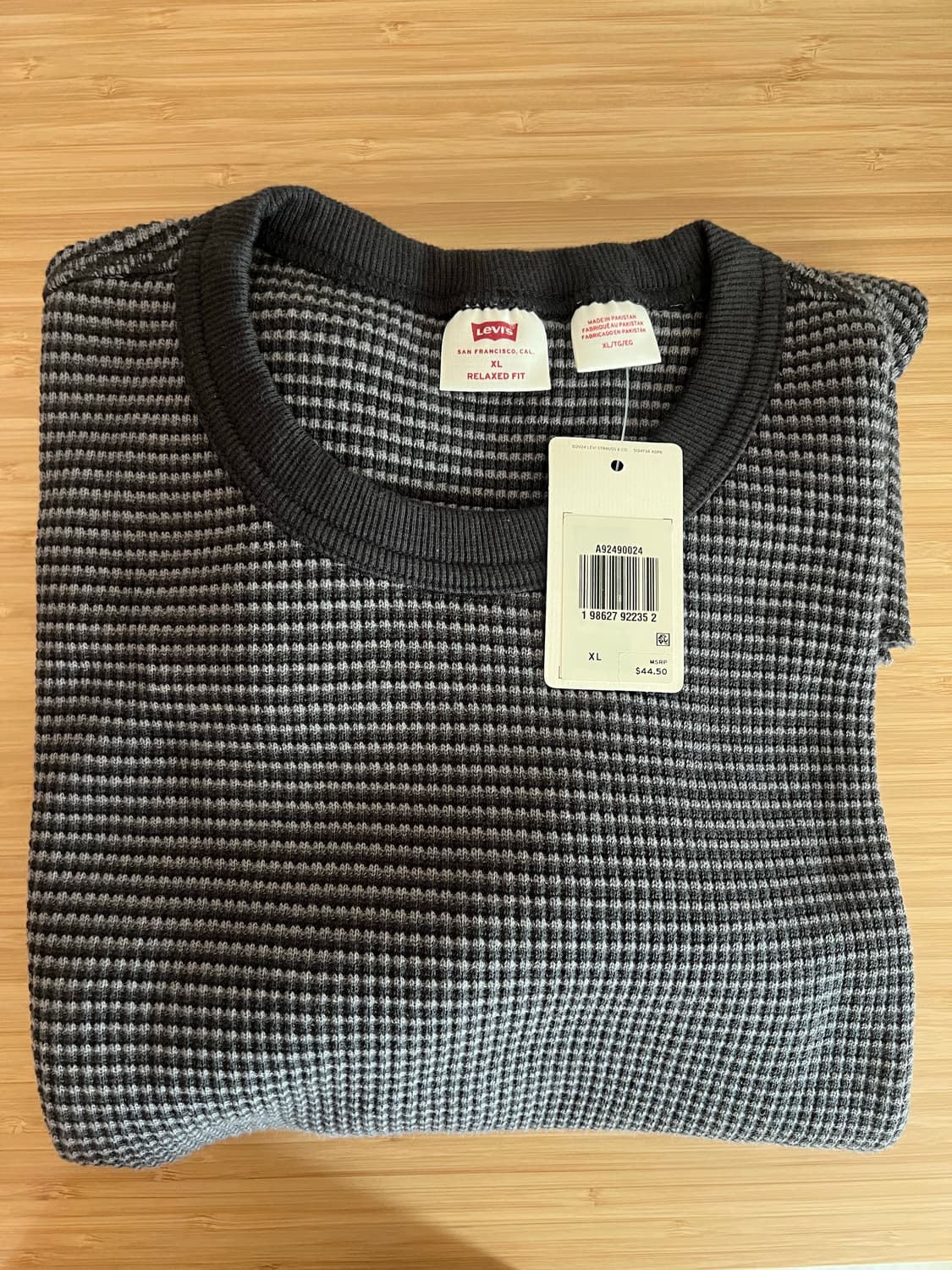 리바이스 루즈핏 와플 롱슬리브  상품이미지1