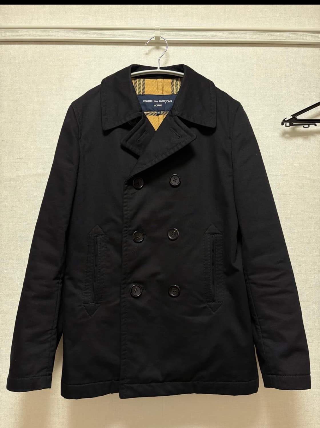 꼼데가르송 옴므 피코트 상품이미지1