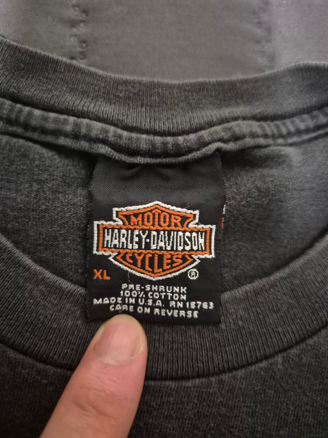 2000s 할리데이비슨 스터지스60주년 긴팔티 XL 상품이미지3