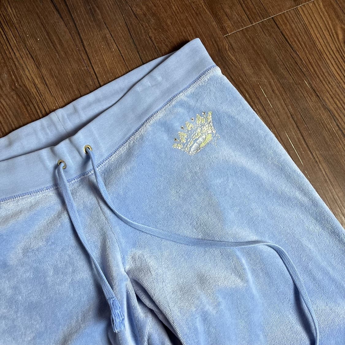 [Juicy Couture] 스카이블루 벨벳 셋업 상품이미지5