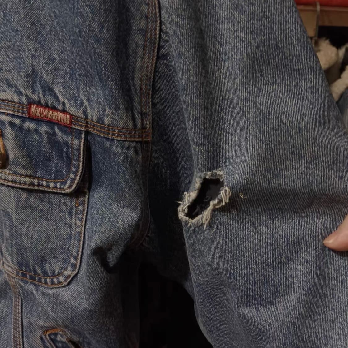 90s Vintage Hollywood Wear 코듀로이 칼라 상품이미지3