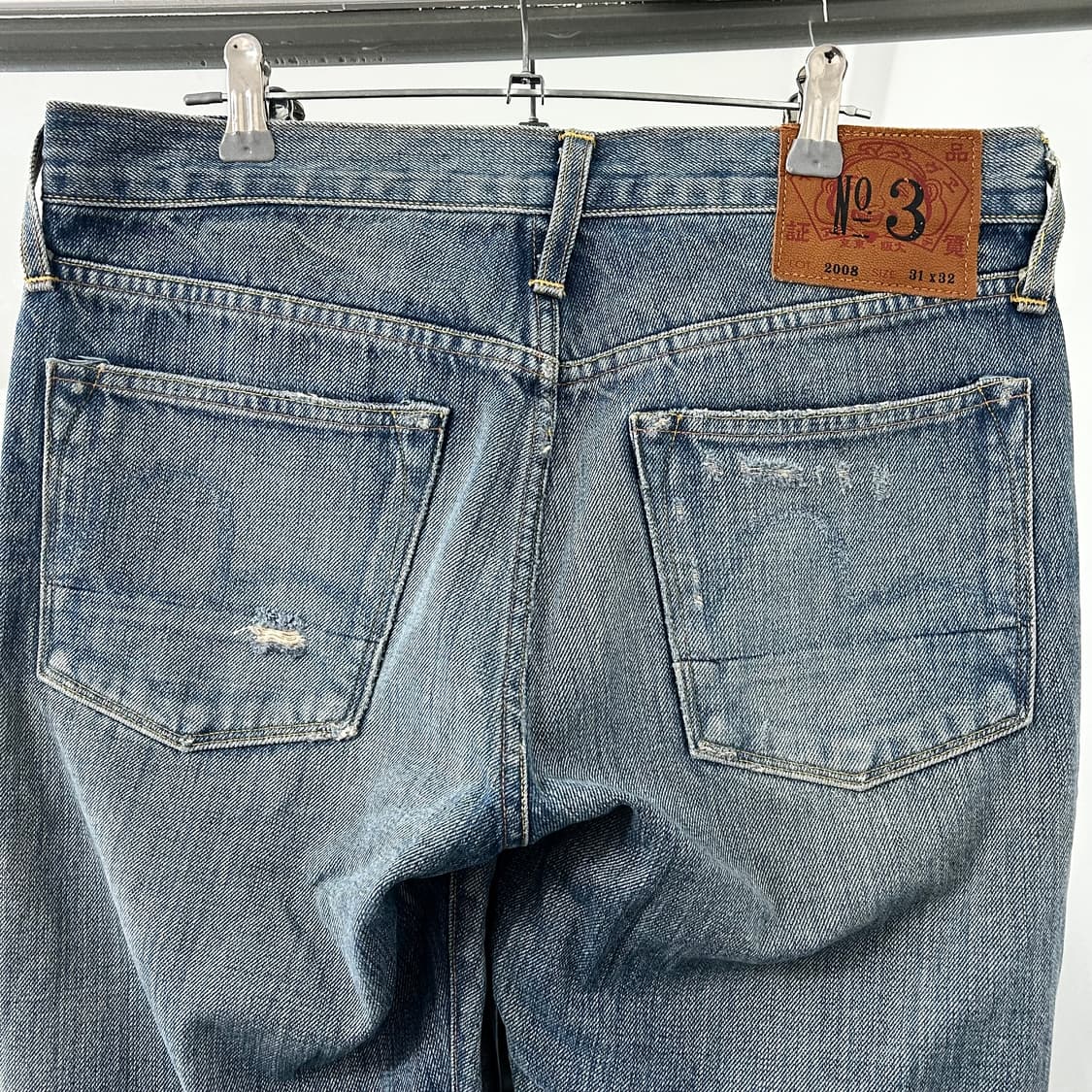 에비수 재팬 야마네 데미지 데님 팬츠 상품이미지8