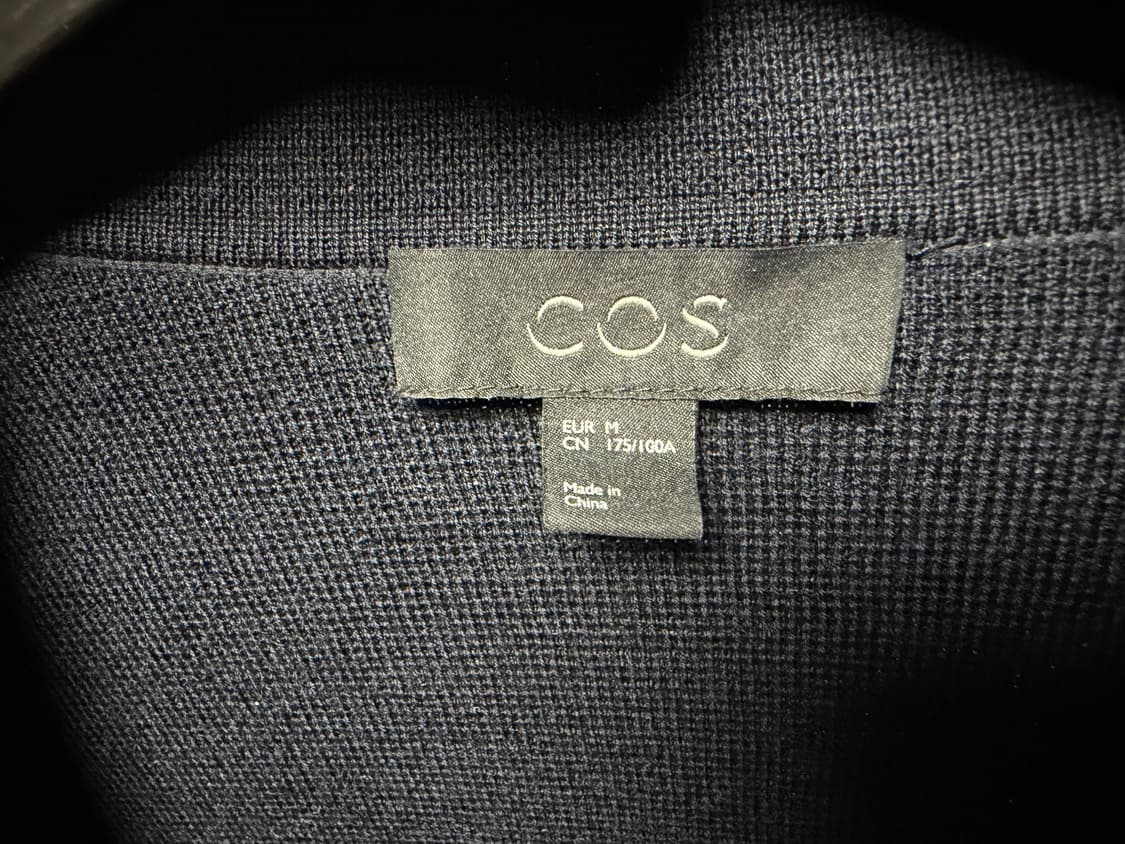 COS 남성 울 가디건 자켓 네이비 M 상품이미지3