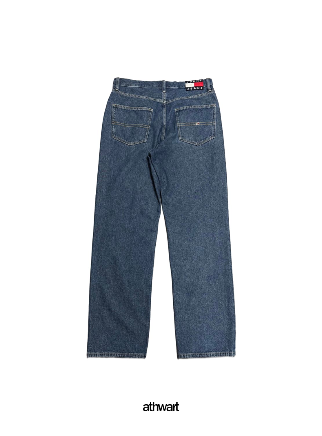 타미진(Tommy Jeans) 라이트블루컬러 플래그 5P 배기 데님 팬츠 상품이미지1