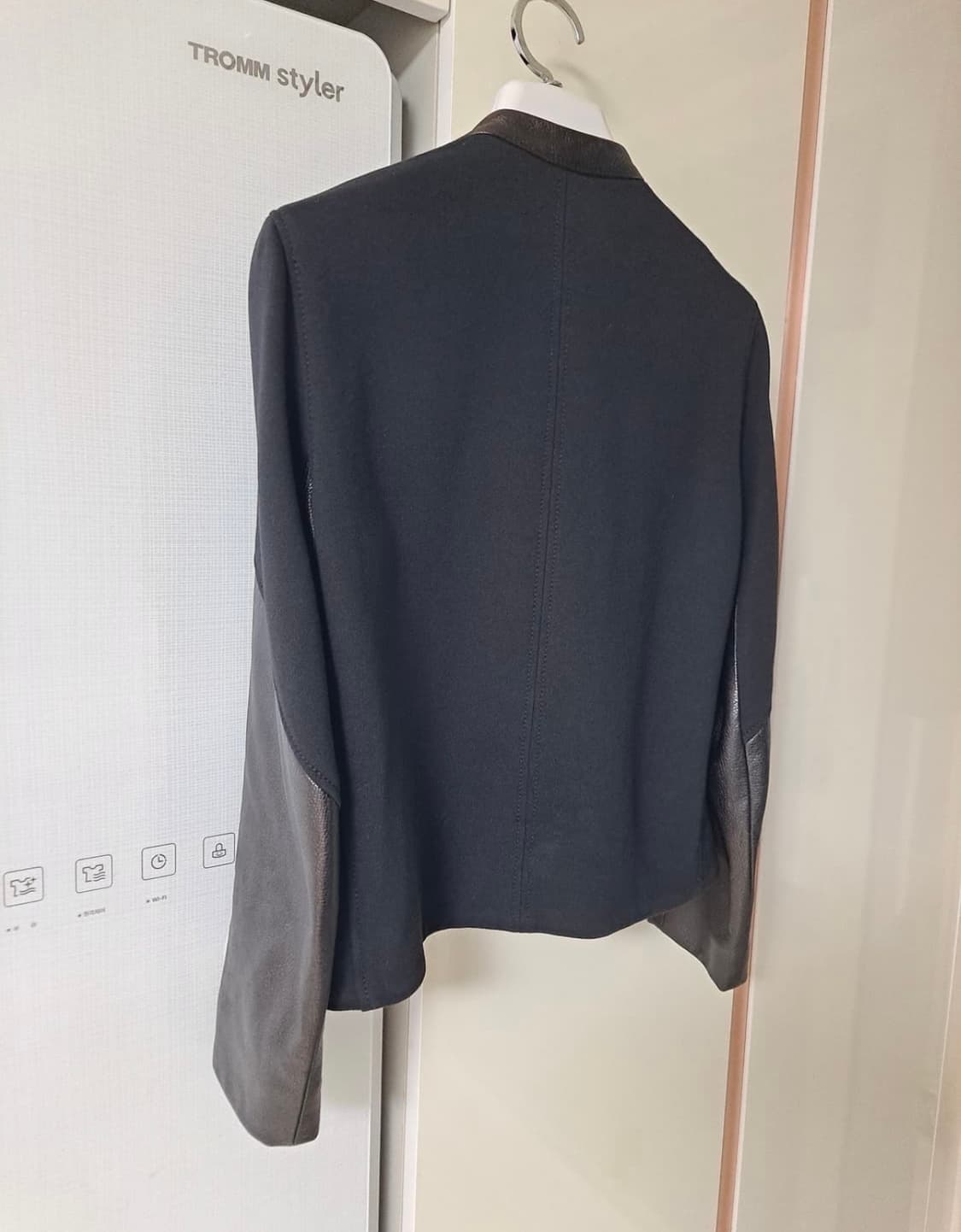 Helmut Lang HELMUT LANG 헬무트랭- 레더 울 오버랩 스 상품이미지5