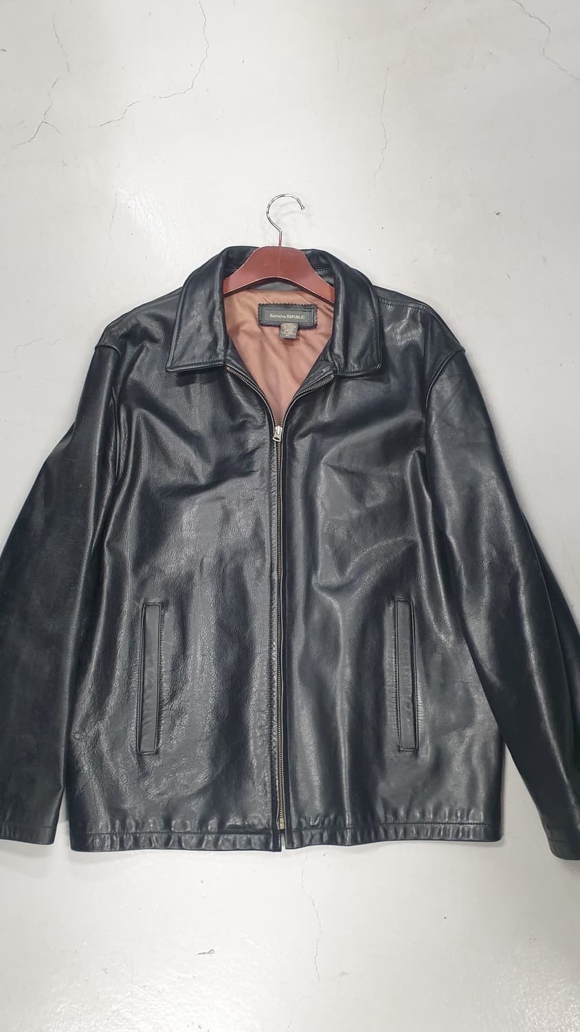 바나나 리퍼블릭 남성 가죽 자켓 XL 상품이미지1