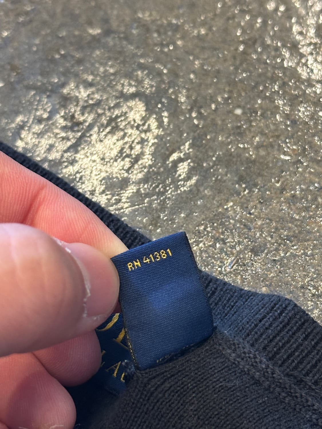 폴로 랄프로렌 니트 조끼 블랙 XL 상품이미지4