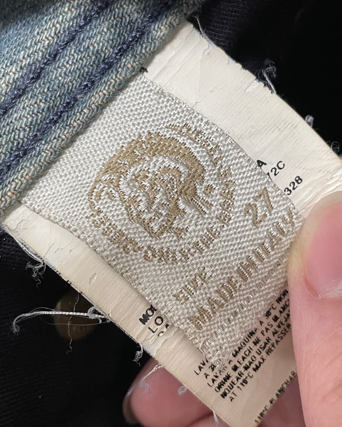 Diesel Dragon Embroidery Denim Pants  상품이미지5