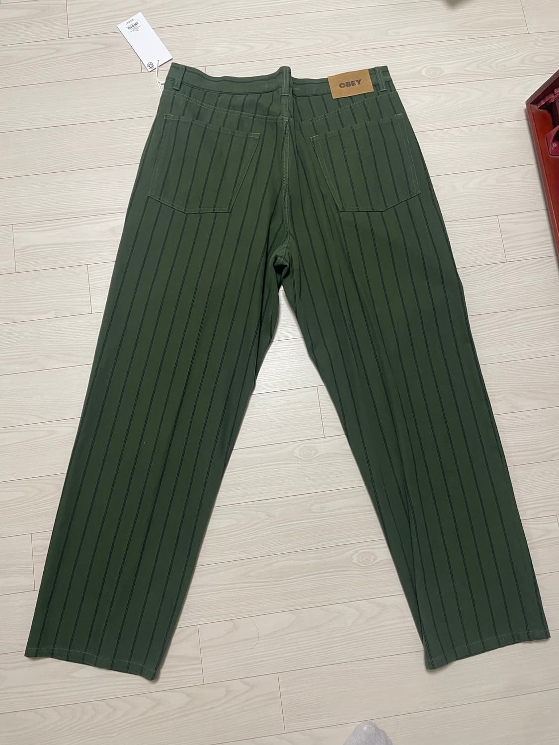 오베이 스트라이프 데님 새상품 상품이미지5