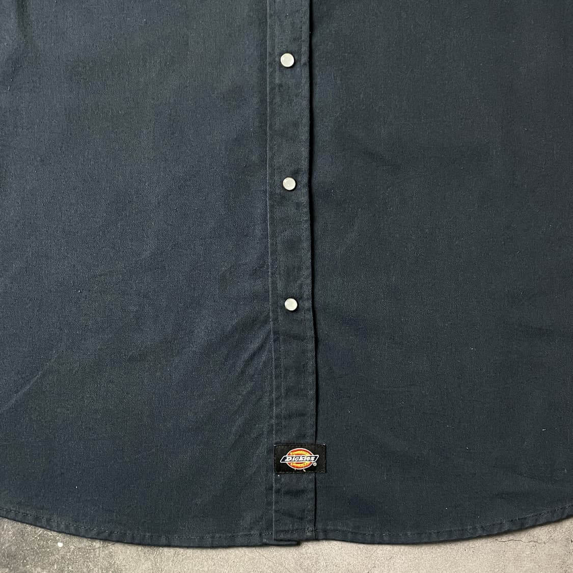 DICKIES 디키즈 빈티지 네이비 플랩포켓 반팔 워크셔츠 A01002 상품이미지4