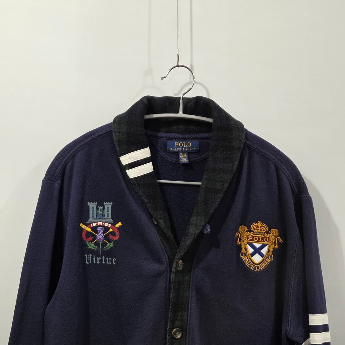 폴로랄프로렌 보이즈 코튼 숄카라 가디건 XL/18/20 상품이미지2