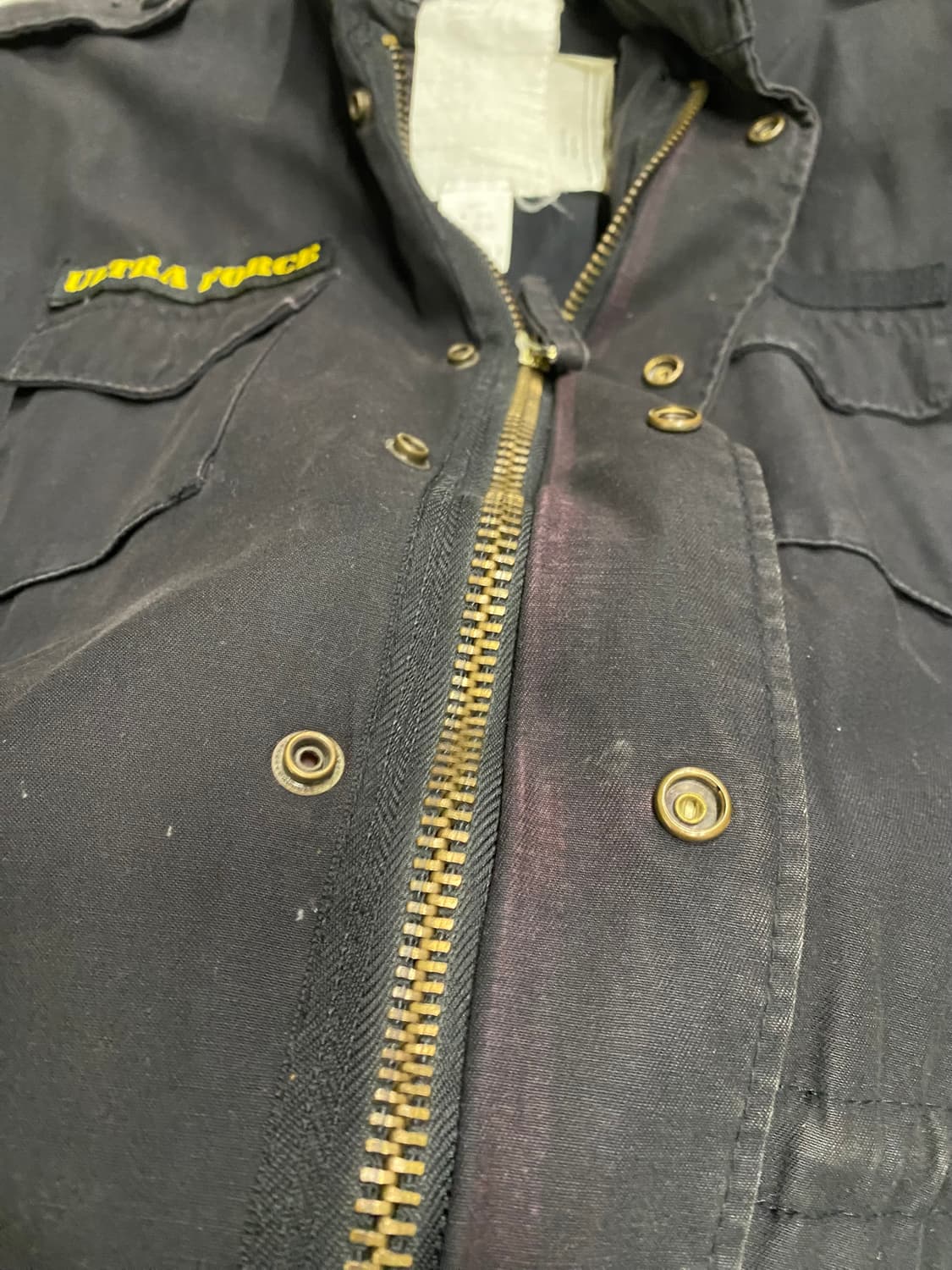 빈티지재팬 남자 블랙 야상자켓 2XL V32 상품이미지6