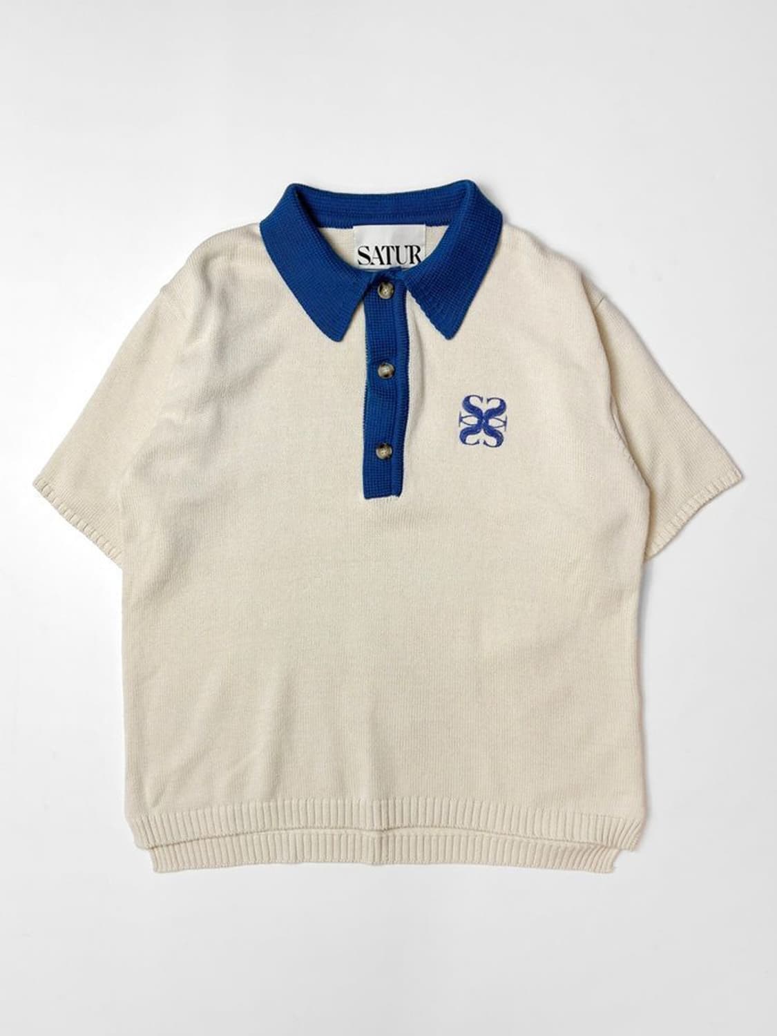 세터 SATUR 22ss 나폴리 소프트 코튼 폴로 니트 PN5191 상품이미지1