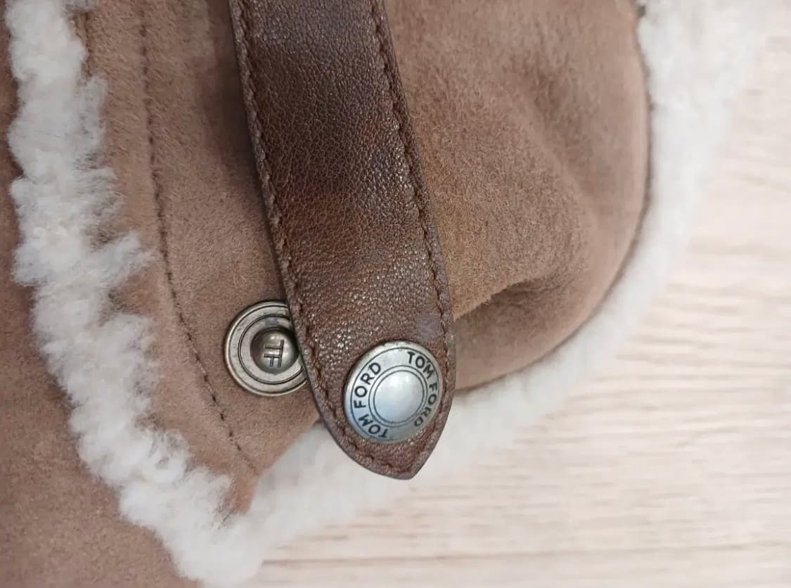 TOM FORD SHEARLING TRIMMED SUEDE JACKET 상품이미지6