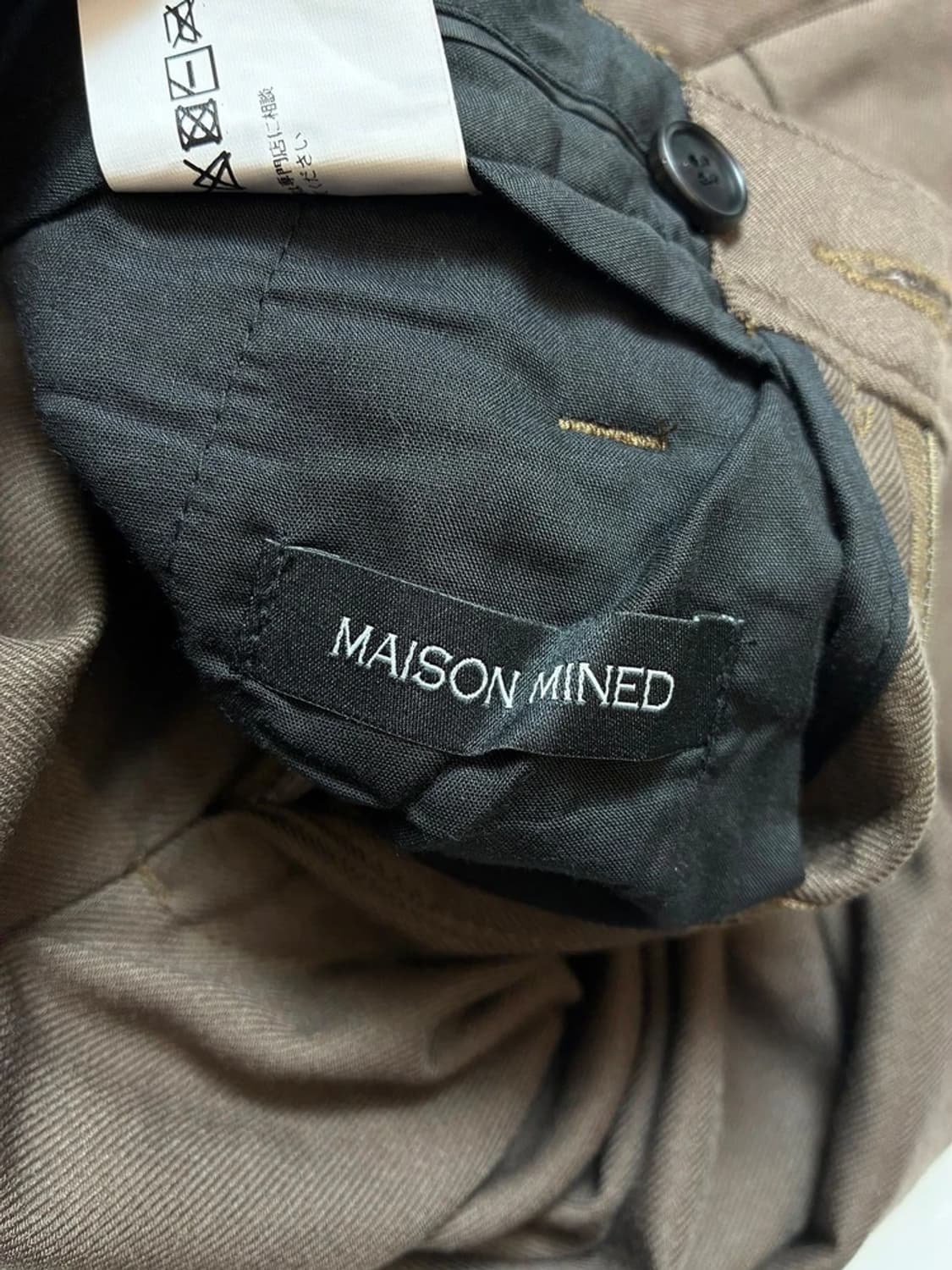 메종미네드 MAISON MINED 투턱 와이드 슬렉스 팬츠 PN9172 상품이미지6