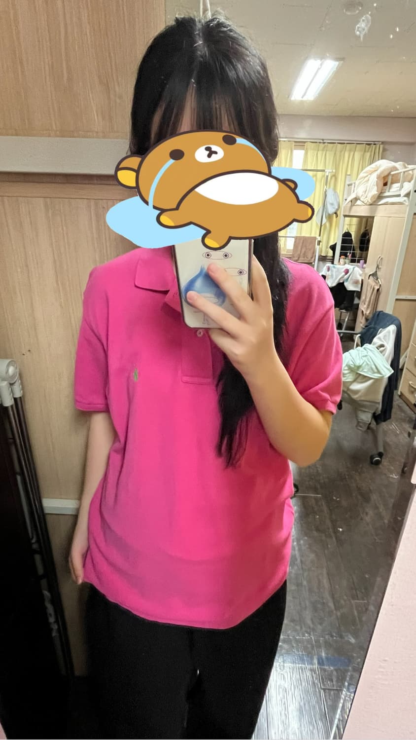 폴로 핑크🩷 카라티 상품이미지1