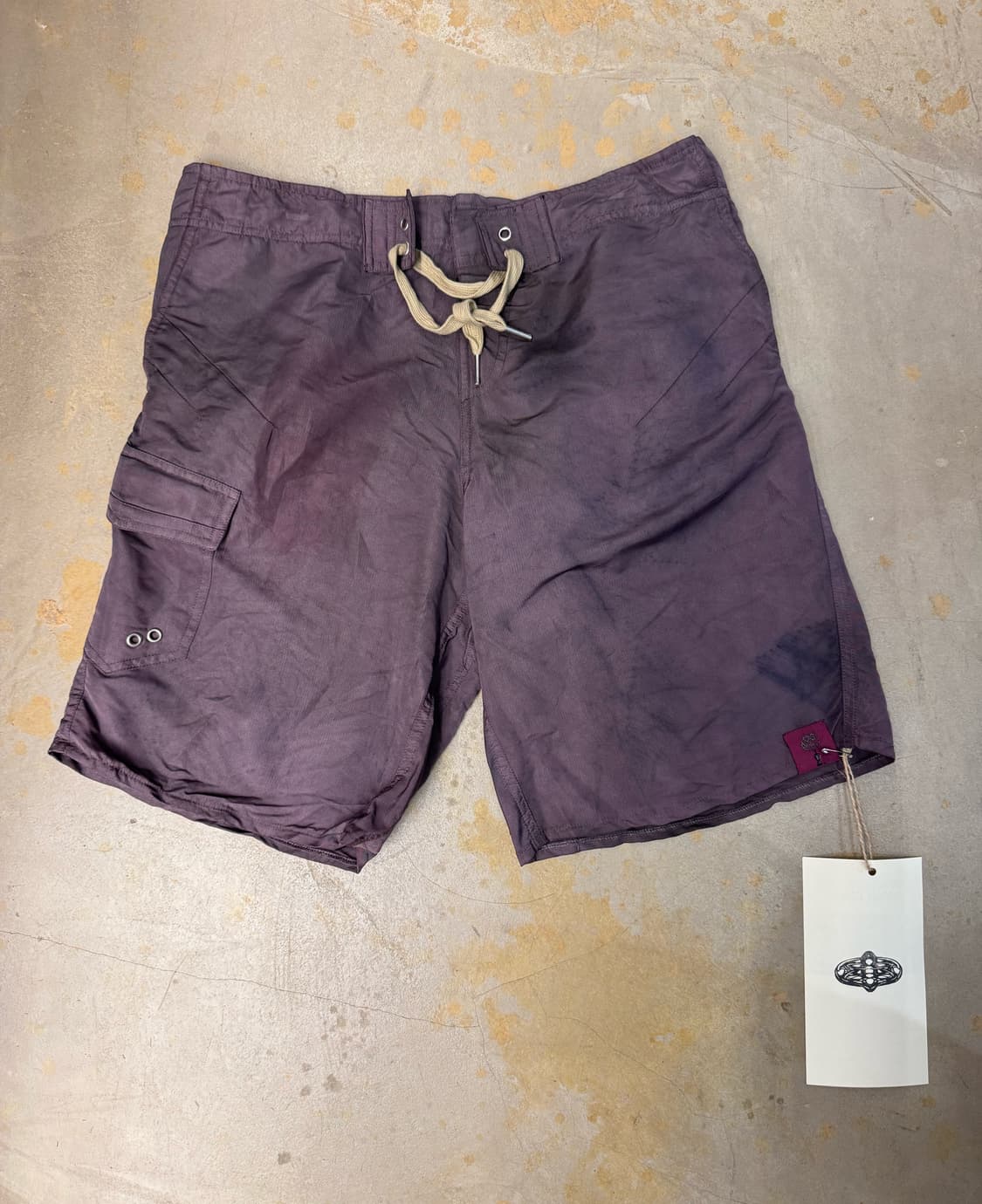 Maxime 2Z Black London purple shorts 상품이미지2