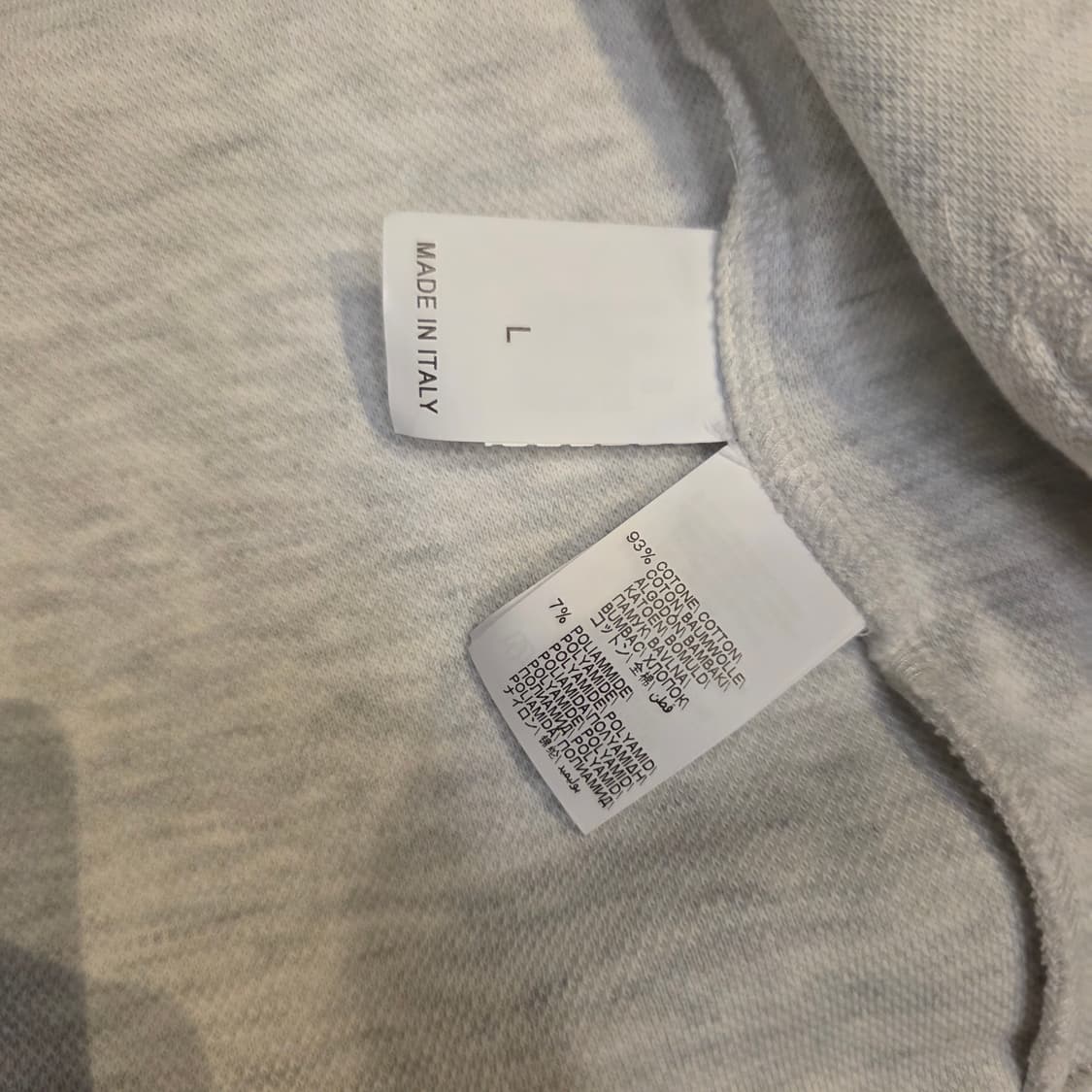 브루넬로 쿠치넬리 그레이 후드 집업 상품이미지5