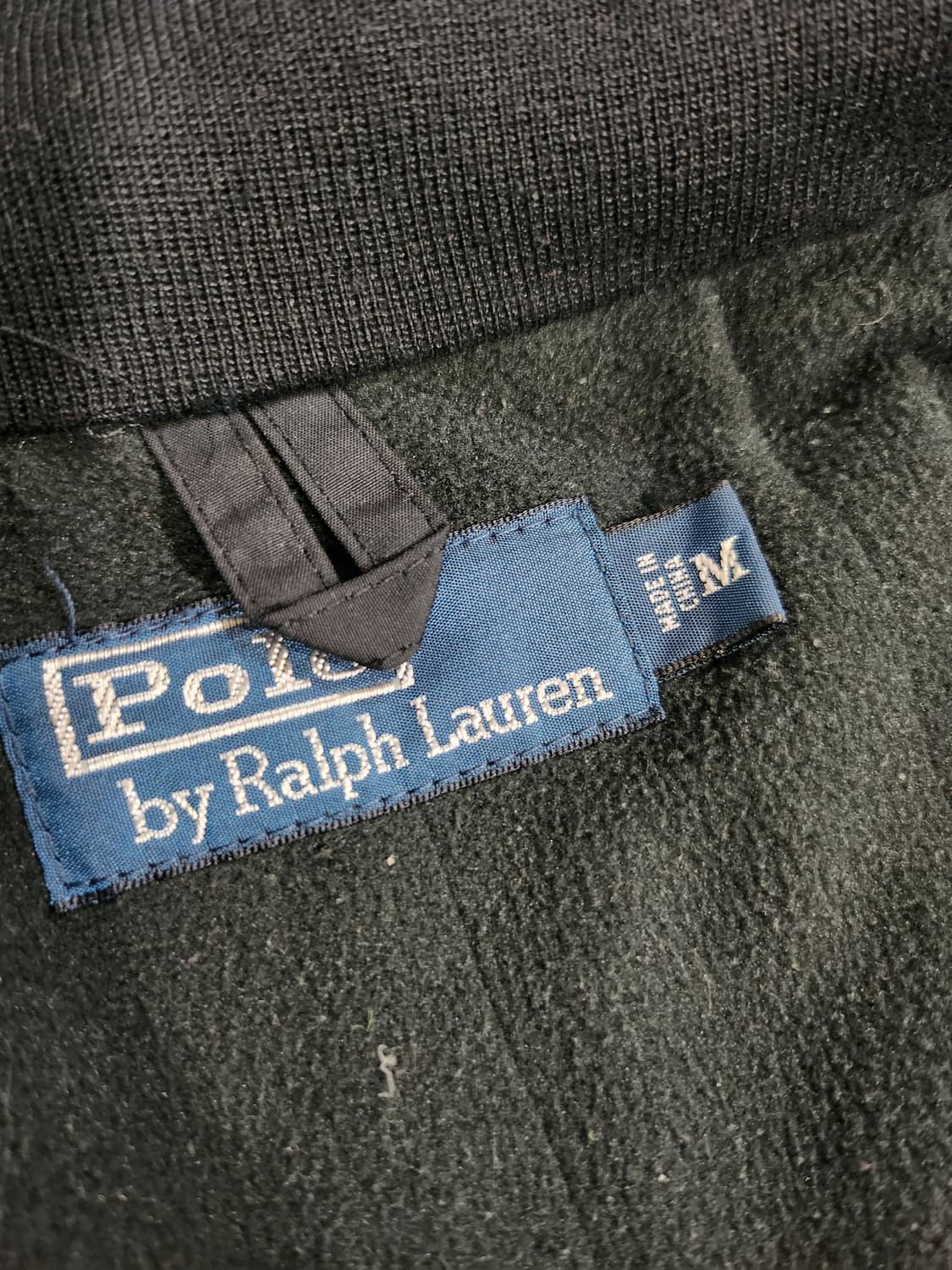 //폴로 랄프로렌 블랙 레드포니 집업 재킷 M 상품이미지5