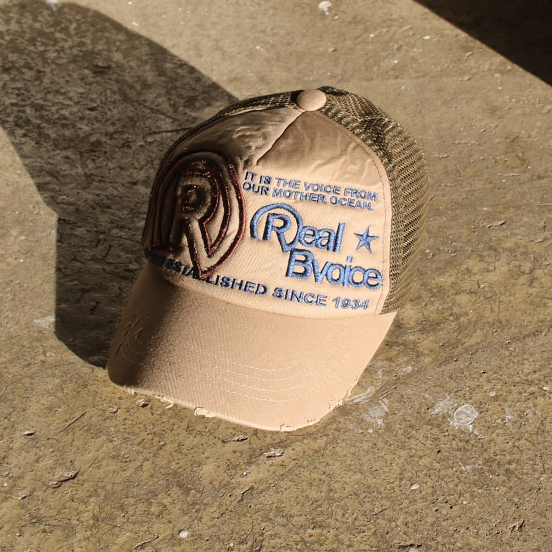 (착용컷) Real B voice 트러커 캡 (Free) 상품이미지1