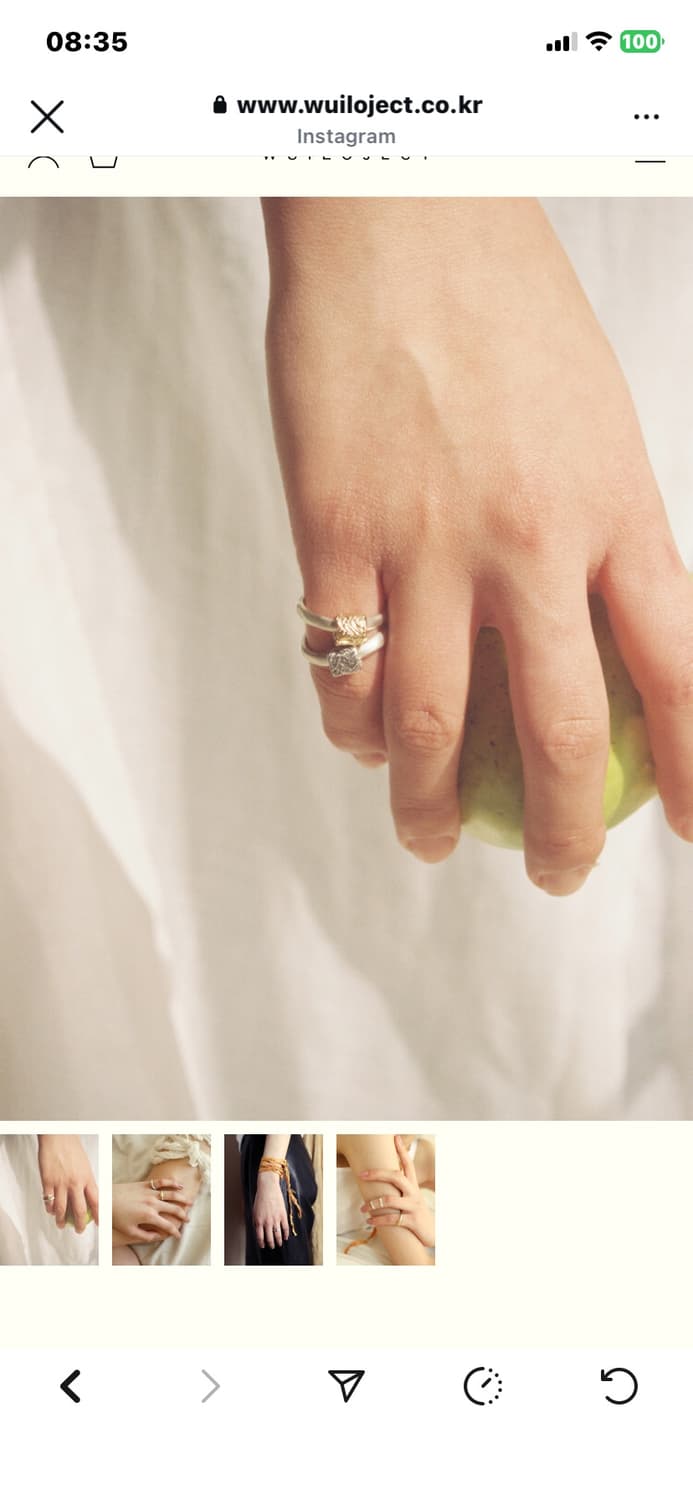 위로젝트 Pattern Circle Ring 8사이즈 상품이미지1